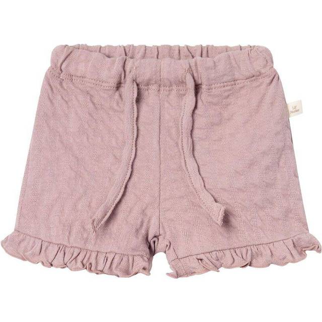 Lil' Atelier Shorts - NbfJamina - Fawn m. Struktur - Lil Atelier - 56 - Shorts