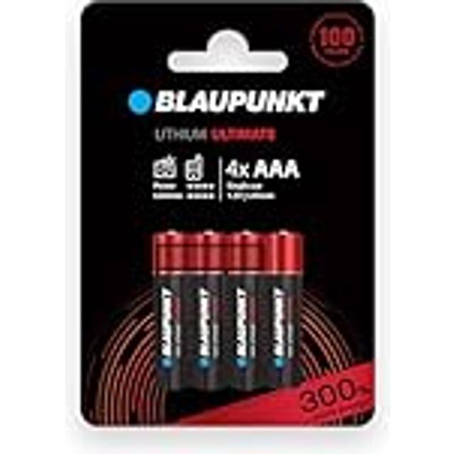 Blaupunkt Batteri AAA (R03) Litium 1.5 V 4 st