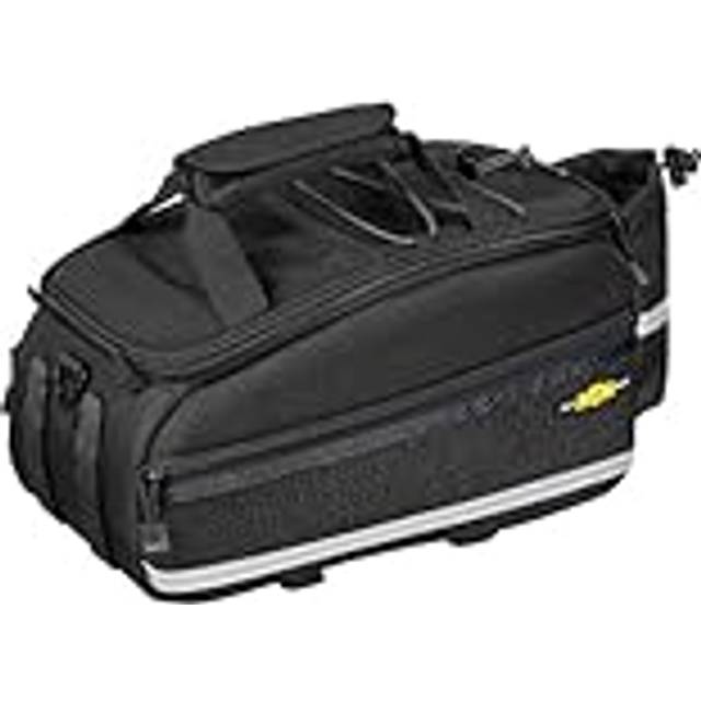 Topeak MTM Multi Mount TrunkBag EX, vattentålig cykelväska med expanderbara cykelväskor för att passa KLICKfix/Racktime Snapit eller MIK-adapter cykelställ, svart