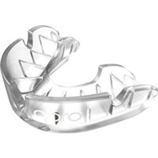 OPRO: TANDSKYDD SILVER + FITTING CAGE - CLEAR