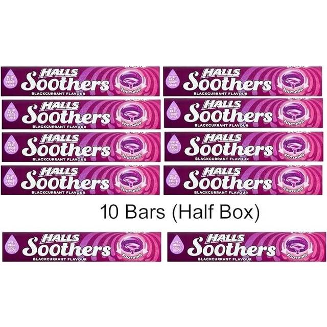 Halls Soothers Blackcurrant 45g - Pack of 20