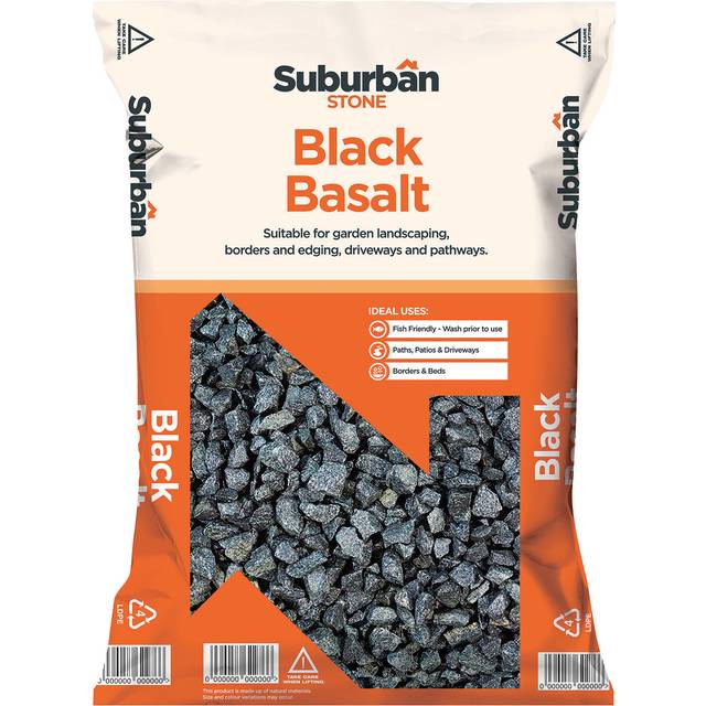 Suburban Stone Black Basalt Decorative Aggregate - Midi Bag
