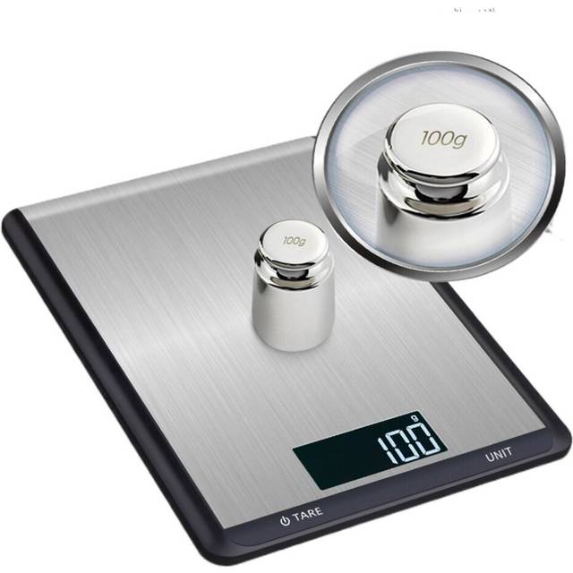 5/10Kg Digital Kitchen Food Scale Electronic Balance Stainless Steel Multifunction Measuring Weight Tool LCD Electronic Gram Sca