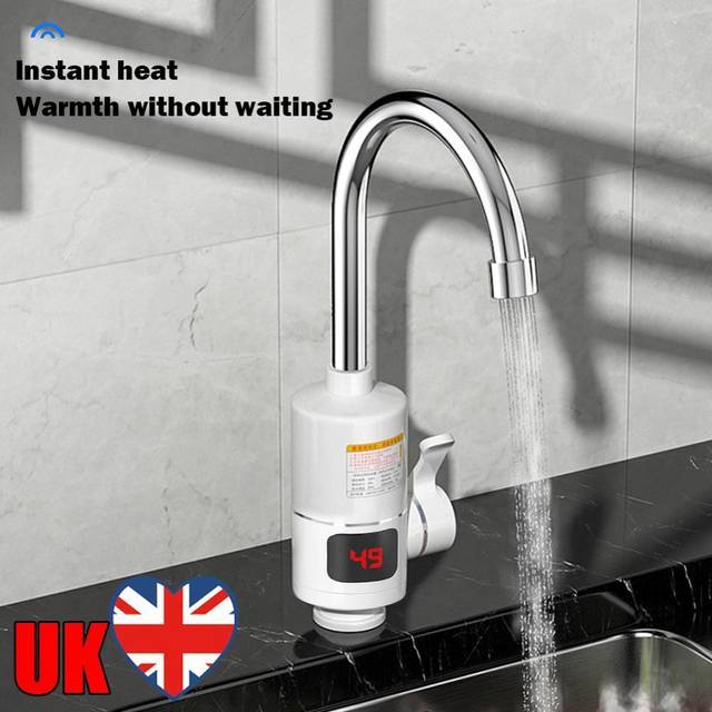Electric cold heating faucet 3000w hot cold mixer tap for kitchen (eu)