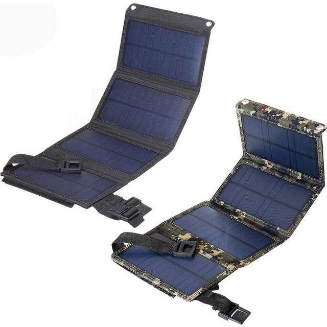 Foldable 20W USB solar panel portable waterproof solar panel mobile power charger solar panel camping
