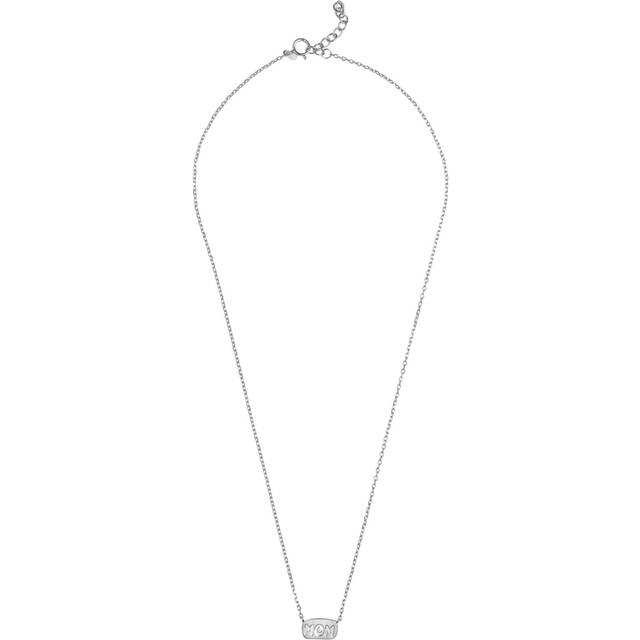 Enamel Mom Halsband Silver N126S - Dam - 925 Sterling Silver (42 cm)