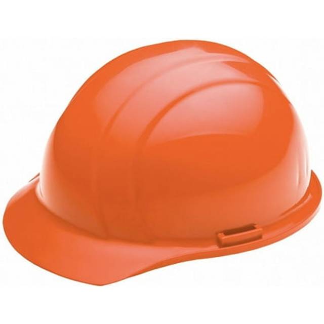 ERB 19365 Americana Cap Style Hard Hat with Mega Ratchet  Flourescent Orange