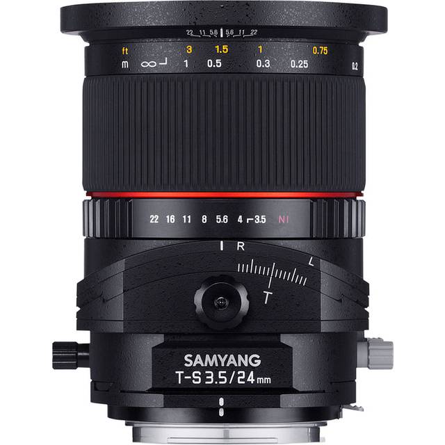 SAMYANG Lens DSLR T/S Nikon F manual focus tilt and shift photo lens wide angle lens black, 885274