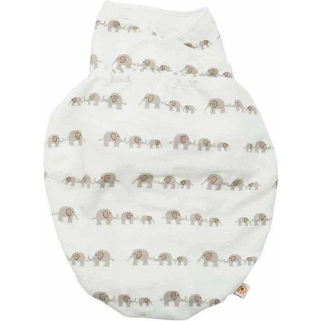 Ergobaby Swaddler, Ergonomisk, För Nyfödda, Rymningssäker, Avtagbara Benöppningar, Elephant