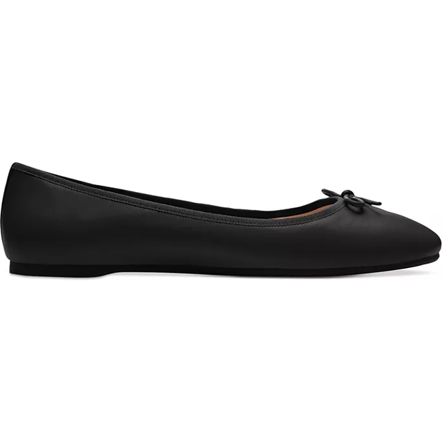 Coach Women's Abigail Leather Ballet Flats - UK 5 - Black