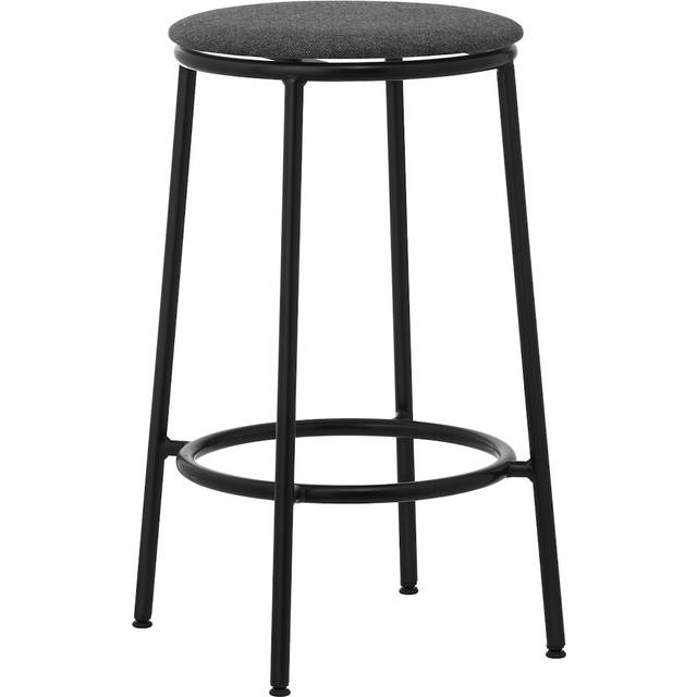 Barpall Circa, Utförande Black Steel / MLF 16 Black, Höjd 65 cm