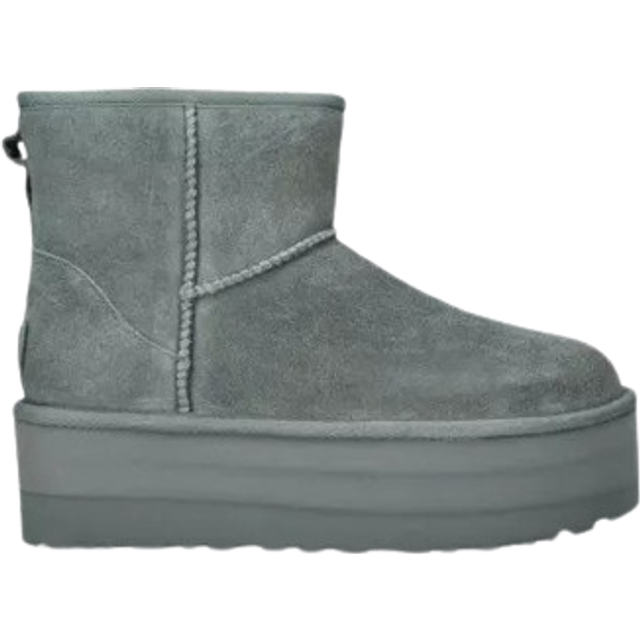 UGG Suede Classic Mini Platform Boots - 5