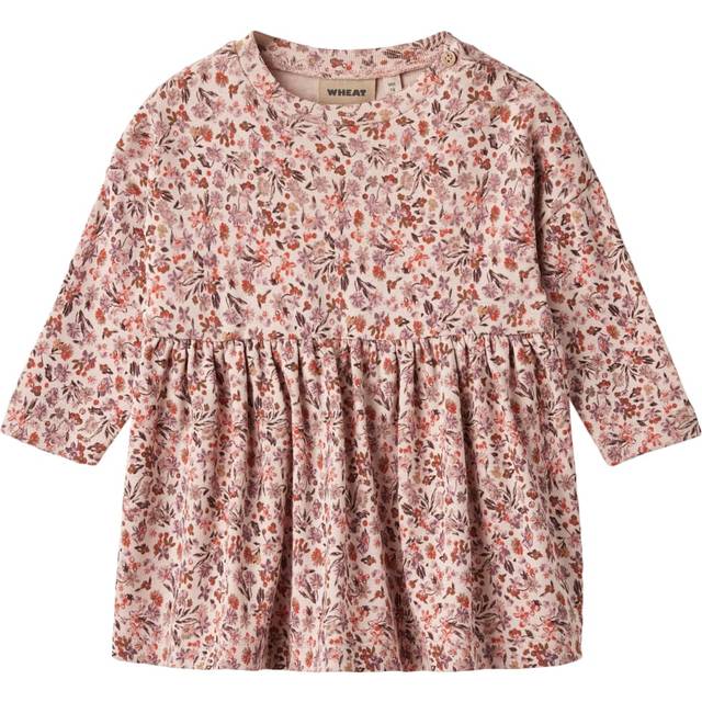 Wheat Klänning - Emmy - Pale Rose Blommor - Wheat - 2 år (92) - Klänning