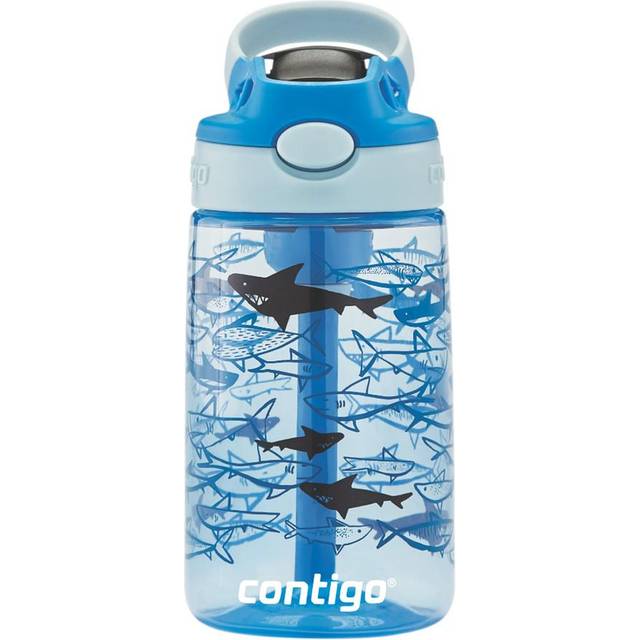 Contigo Easy Clean Autospout Bottle 14oz/420ml Blue Sharks 2127476