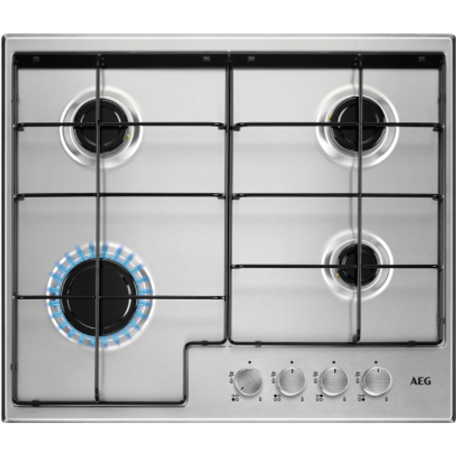 AEG HGX6400SM 60cm Gas Hob - Stainless Steel