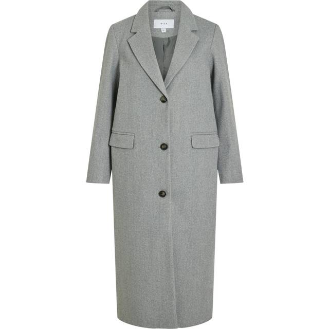 VILA Visolo L/S Coat - Noos |Grå |40