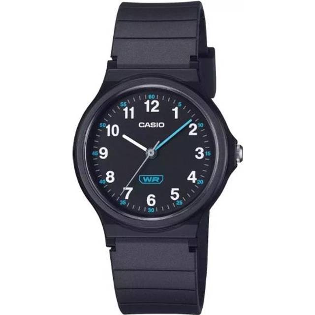 Casio kvinnors analog kvartsur med plastrem LQ-24B-1BEF, Svart, LQ-24B-1BEF-AMZUK