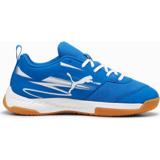PUMA Unisex barn Varion Ii Jr inomhus domstol sko, Puma Team Royal Puma White Gum, 35.5 EU