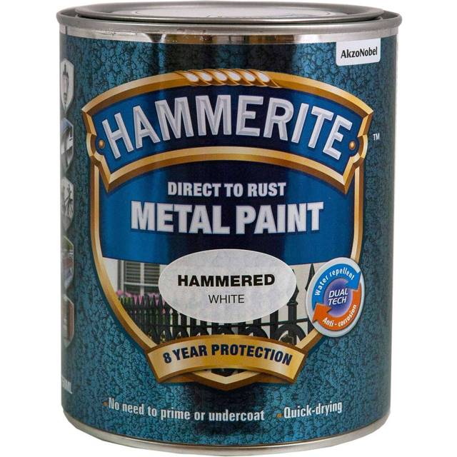 Hammerite hammered white 750ml