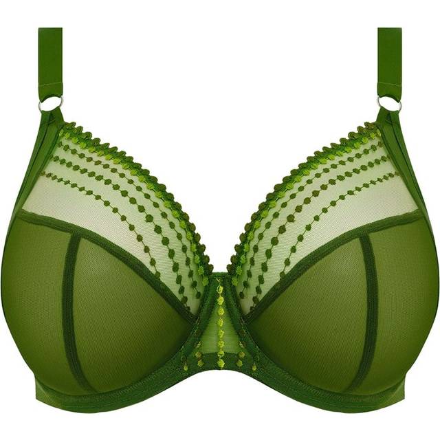 Elomi Matilda Underwired Plunge Bra - Green - J 90