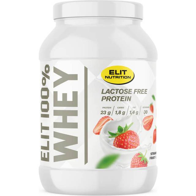 Elit 100% Whey, Lactose Free, 900 g, Strawberry Fruit