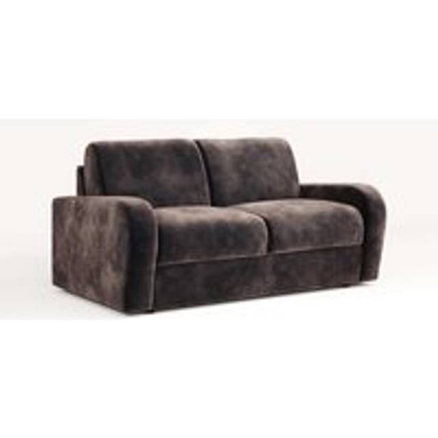 Jay-Be Deco Sofa Bed With E-sprung™ Mattress - Two Seater - Luxe Velvet Steel, Grey