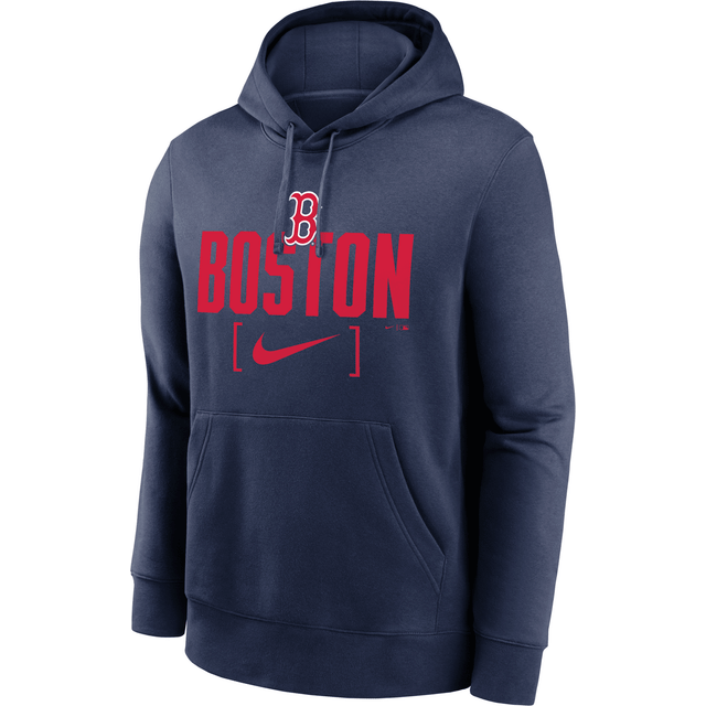 Boston Red Sox Nike MLB Club Slack Fleece Hoodie - Mens
