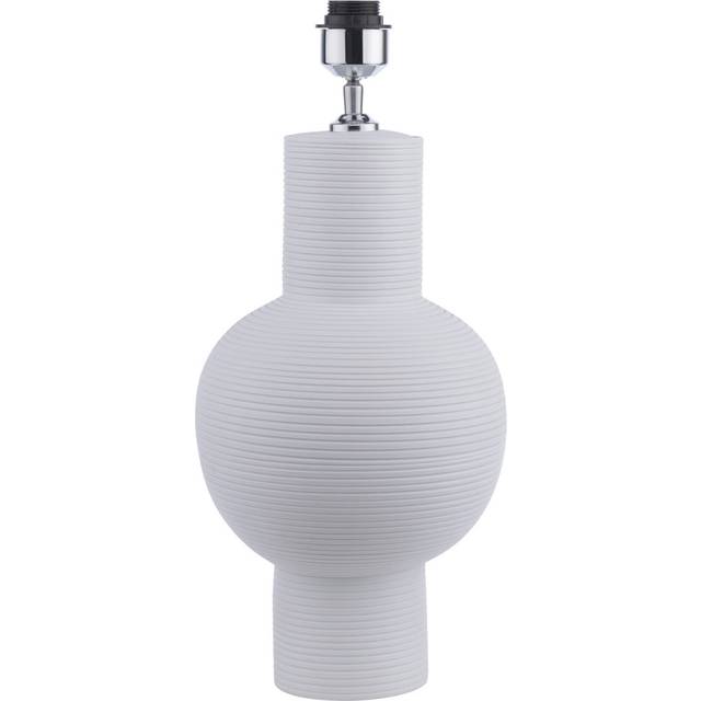Kiara Table Lamp White Ceramic Base Only (52cm H X 25cm W X 52cm D)