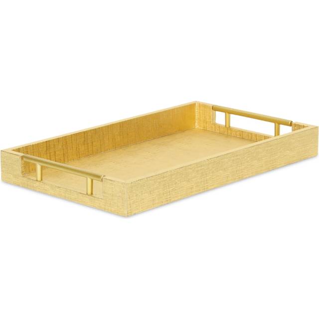 Lusan Vinyl Tray - Gold Faux Snakeskin