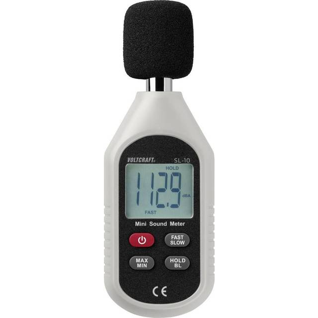VOLTCRAFT Ljudnivåmätare SL-10 30 - 130 dB 31.5 Hz - 8 kHz