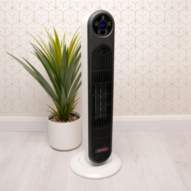 StayWarm 2000w Ceramic Tower Heater with Remote Control