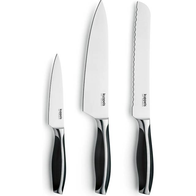 3-tlg. Kochmesser-Set aus 18/10 Edelstahl - Silver (3)