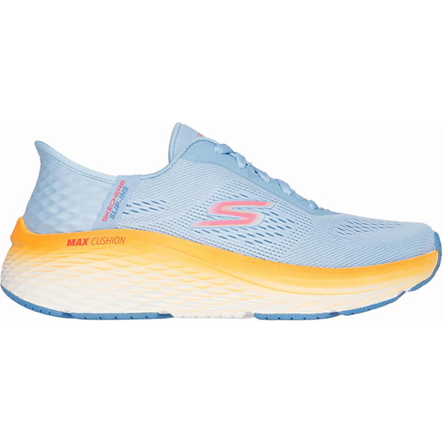 Skechers Max Cushioning Elite 2.0 Solace Air Womens Trainer Blue Mix Uk 3 - 8