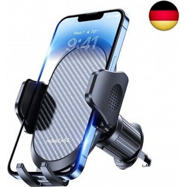 Miracase car phone holder with newest metal hook clip, air vent mobile phone car