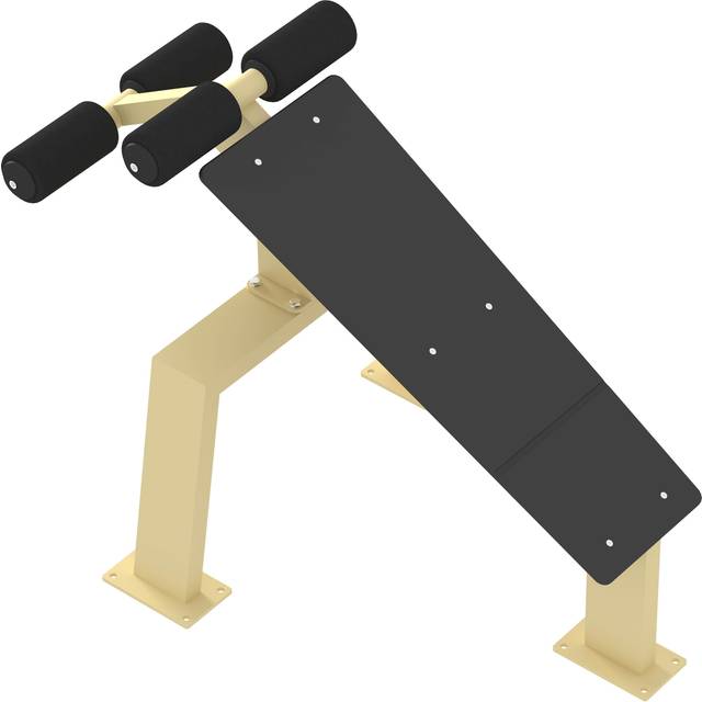 Inter Atletika Abdominal Bench Reverse Galvanized