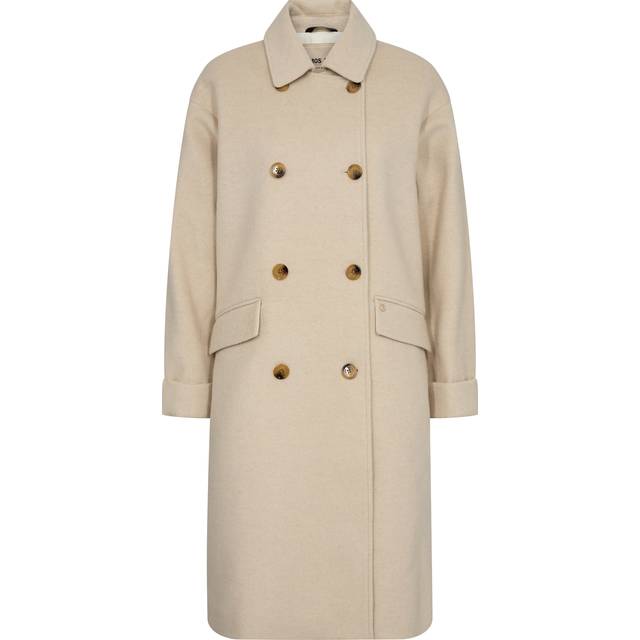 Feather Gray Wool Coat Jacket