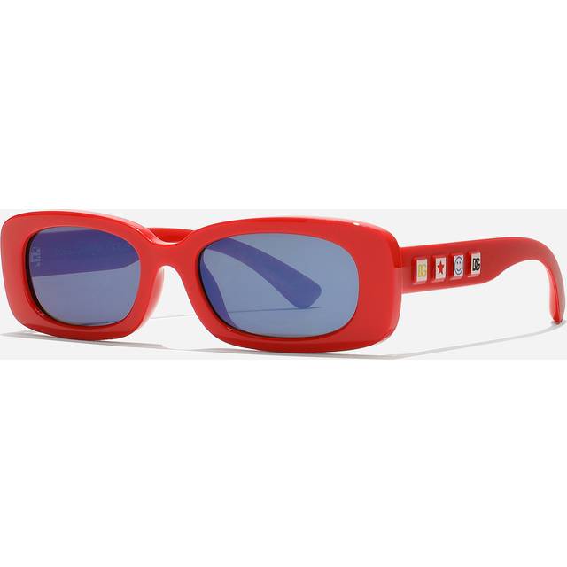 Dolce & Gabbana Kid DX6006U  308825 Sunglasses Injected Red  Squared Mirrored
