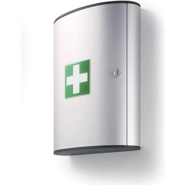 Durable 197423 First Aid Box Large with Standard German DIN 13157 Contents Metallic Silver