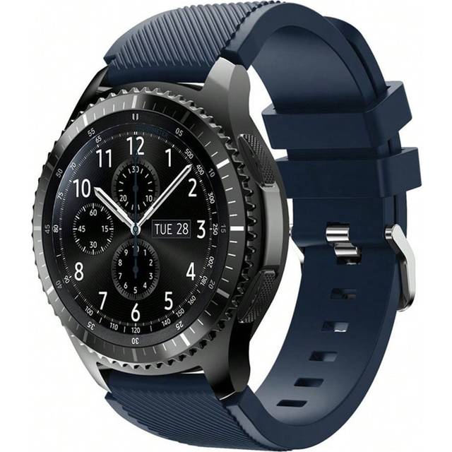 SHEIN 1pc 20mm 22mm Band Compatible With Samsung Galaxy Watch 4/Classic/46mm/42mm/Active 2 Gear S3/S2 Silicone Bracelet GT/2/GT2/3 Pro Strap