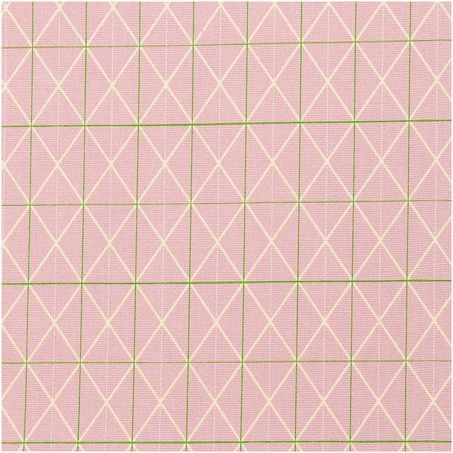 Rico Design Druckstoff Canvas Raster Meterware Rosa