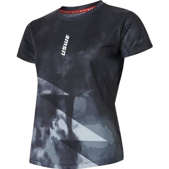 Uswe Dimma Trail Running SS Tee W T-shirt Black , S (S)