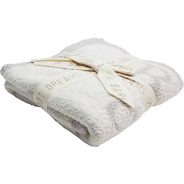 Barefoot Dreams ABC Blanket One Size CozyChic® Oyster/Cream