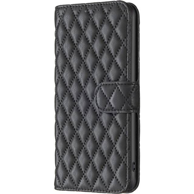 EIDERWOOD OnePlus Nord CE4 Lite (5G) Läder Fodral m. Plånbok & Rem - Rhombus - Svart