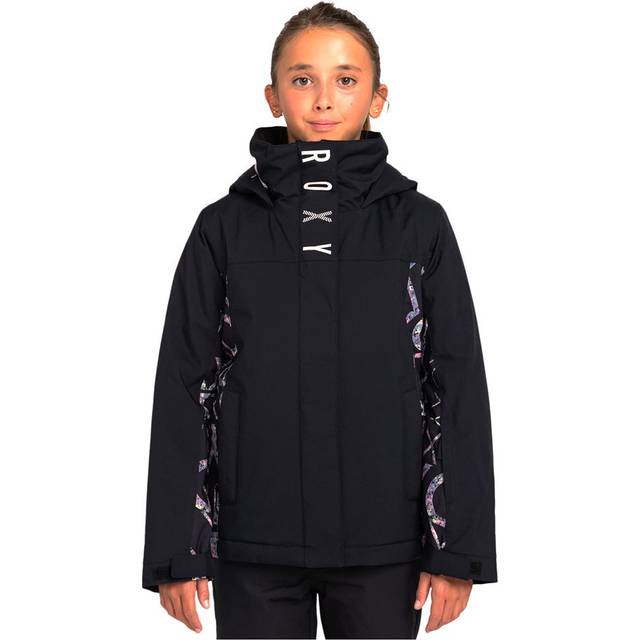 Roxy - Girl's Galaxy Jacket - Ski jacket size 10 - M, black