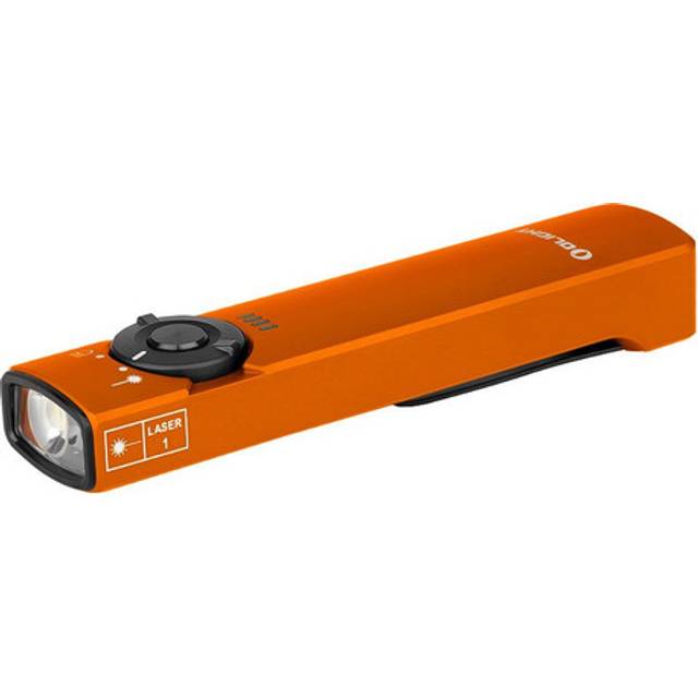 Olight Arkfeld Cool White Flashlight with Laser Indicator Orange - 1000 lumens