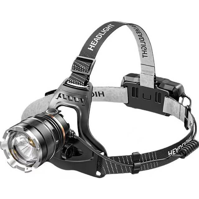 Chronus Chronus Headlamp Rechargeable, 16 Hours Long Battery Life 90000LM, Headlamp Motion Sensor  (Black)