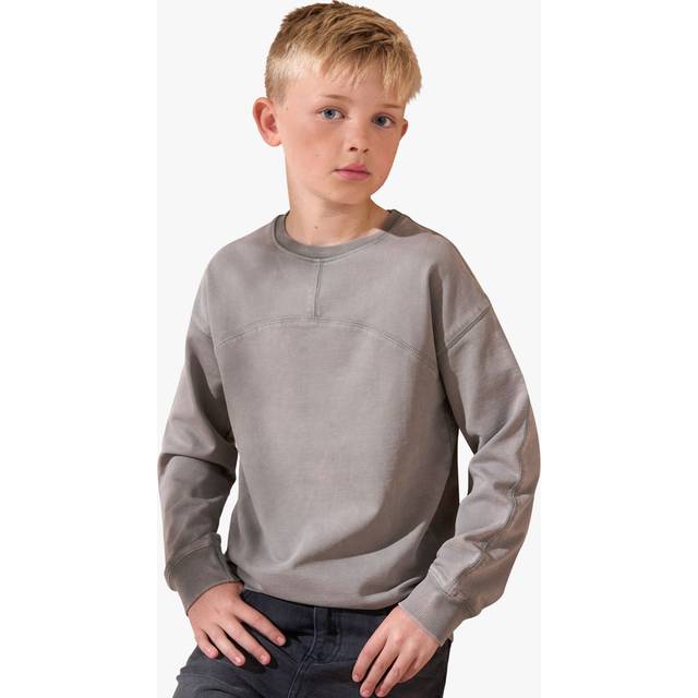 Angel & Rocket Kids' Long Sleeve Tee, Taupe
