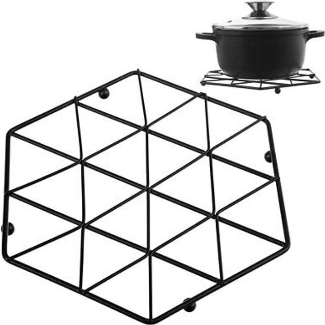 Black metal mat for hot pots and pans