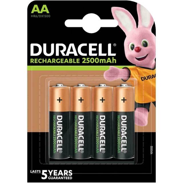 Duracell Duralock AA 2500mAh Batteries Rechargeable Ultra LR6 NiMH Battery