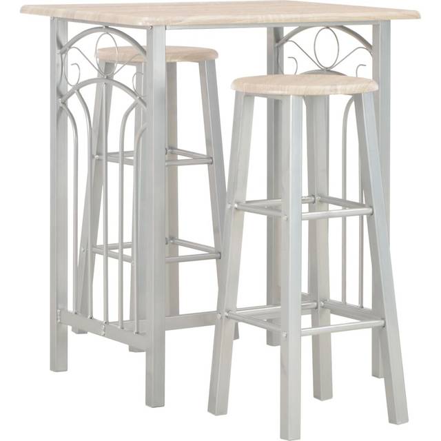 Arney Bar Set - Grey (82.5cm H X 55cm D X 72.5cm L)